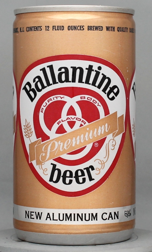 Ballantine Premium Beer 12 Oz Tab Top Can