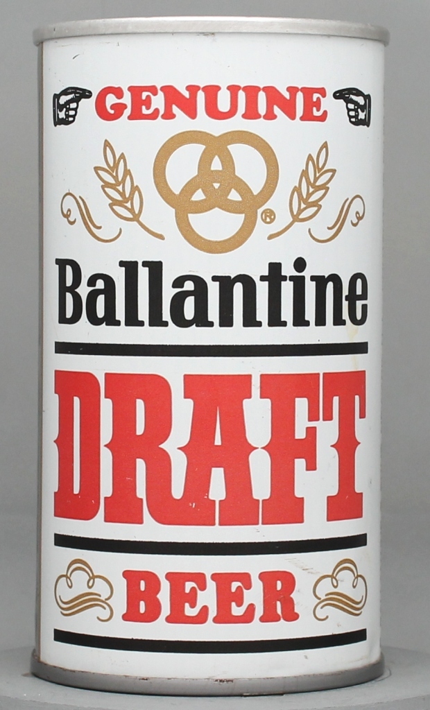 Ballantine Genuine Draft 12 Oz Tab Top Can