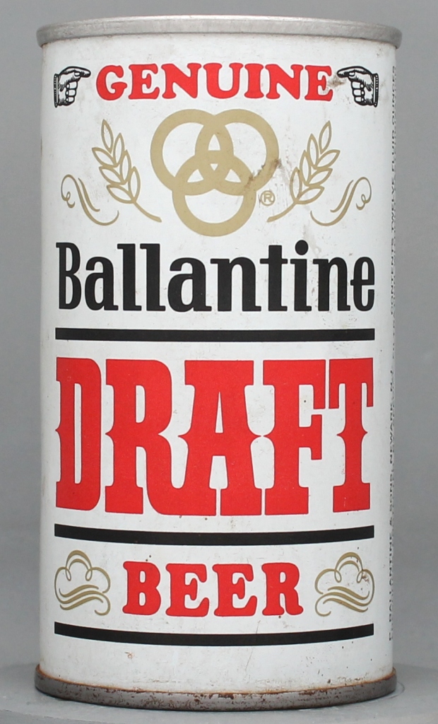 Ballantine Genuine Draft 12 Oz Tab Top Can