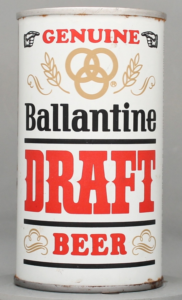 Ballantine Draft 12 Oz Tab Top Can