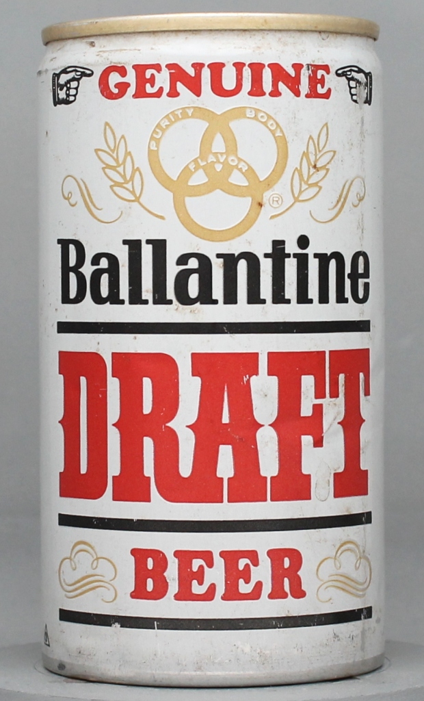 Ballantne Genuine Draft 12 Oz Tab Top Can