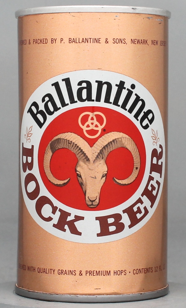 Ballantine Bock 12 Oz Tab Top Can