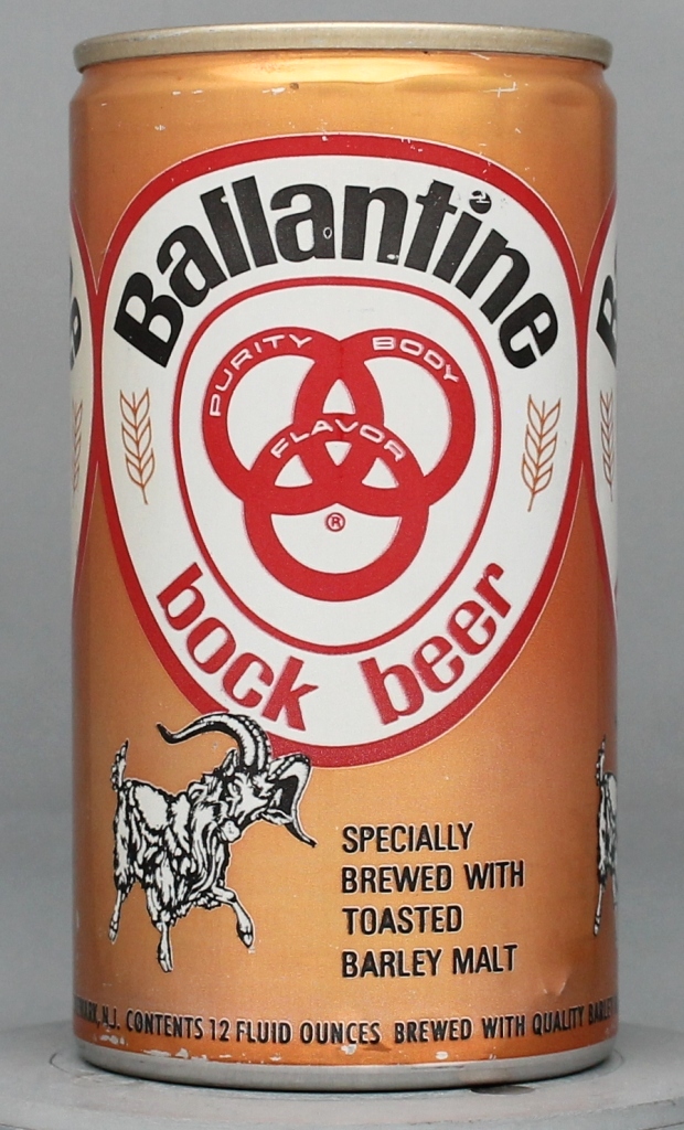 Ballantine Bock 12 Oz Tab Top Can