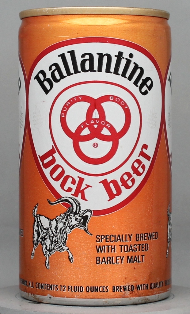 Ballantine Bock 12 Oz Tab Top Can