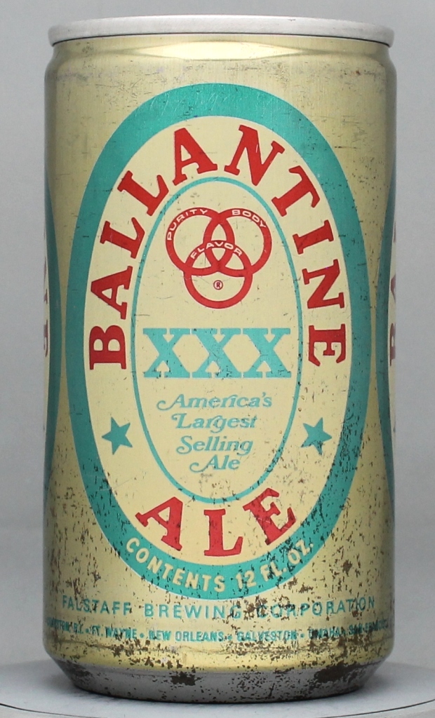 Ballantine XXX Ale 12 Oz Tab Top Can