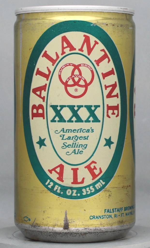 Ballantine XXX Ale 12 Oz Tab Top Can