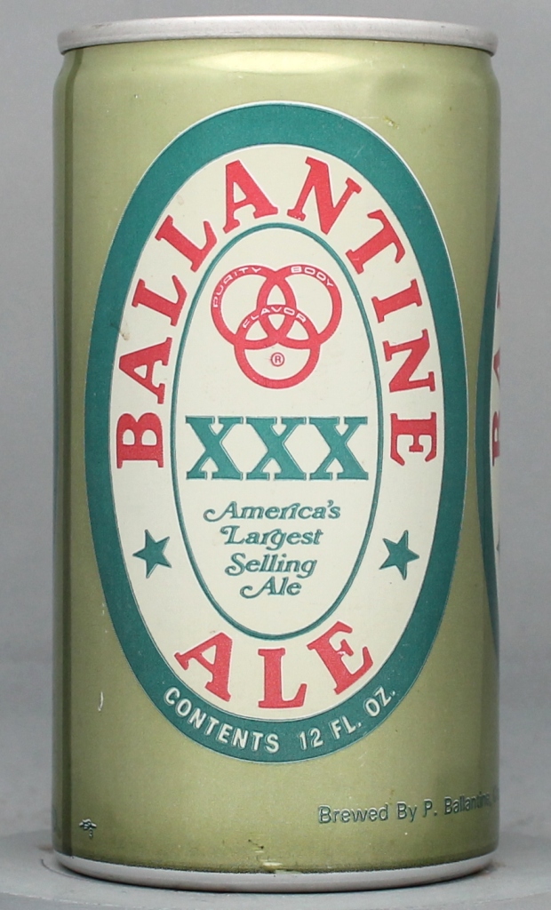 Ballantine XXX Ale 12 Oz Tab Top Can