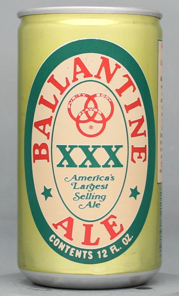 Ballantine XXX Ale 12 Oz Tab/Stay Top Can