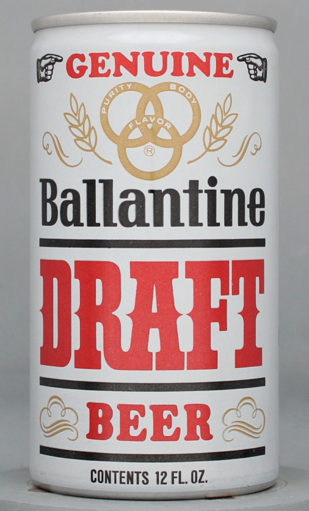 Ballantine Draft 12 Oz Tab Top Can