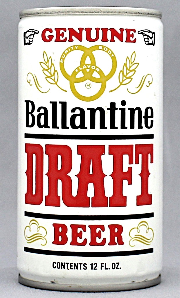Ballantine Genuine Draft 12 Oz Tab Top Can