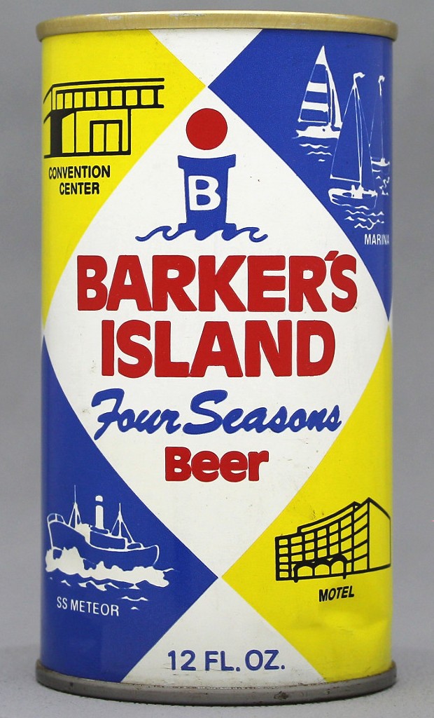 Barker's Island Beer 12 Oz Tab Top Can