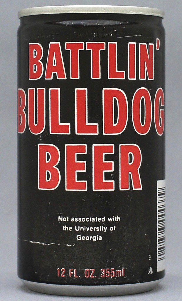 Battlin' Bulldog Beer 12 Oz Tab Top Can