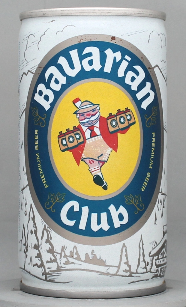 Bavarian Club Premium Beer 12 Oz Tab Top Can