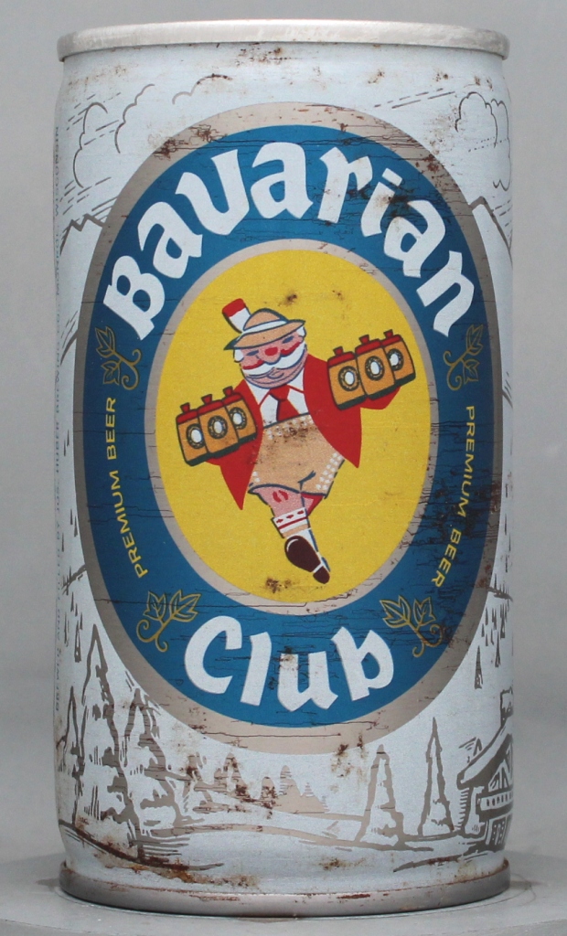 Bavarian Club Premium Beer 12 Oz Tab Top Can