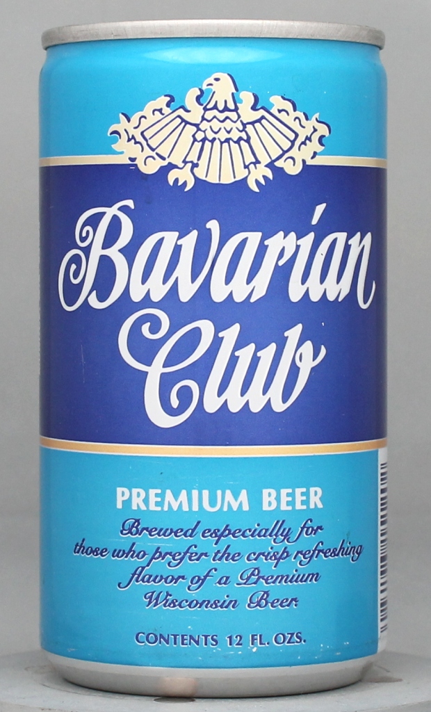Bavarian Club Premium Beer 12 Oz Tab/Stay Top Can
