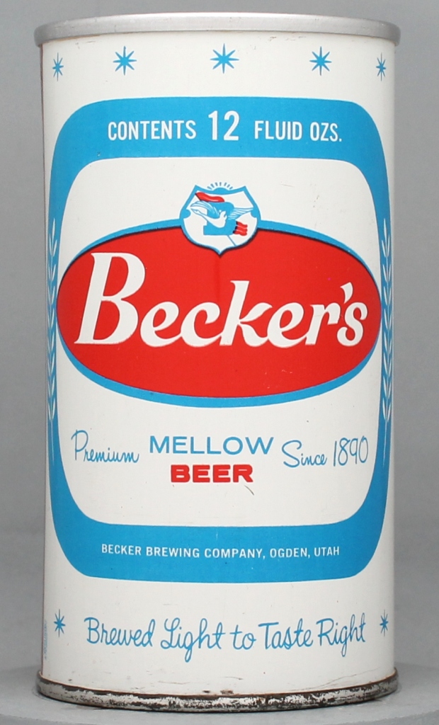 Becker's Mellow Premium Beer 12 Oz Zip Top Can
