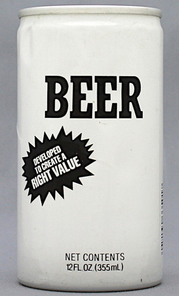 Beer Beer 12 Oz Tab/Stay Top Can
