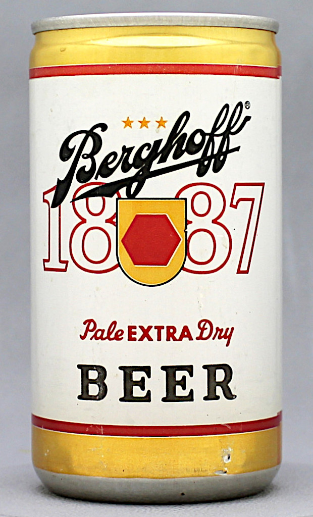 Berghoff 1887 Pale Extra Dry Beer 12 Oz Tab Top Can