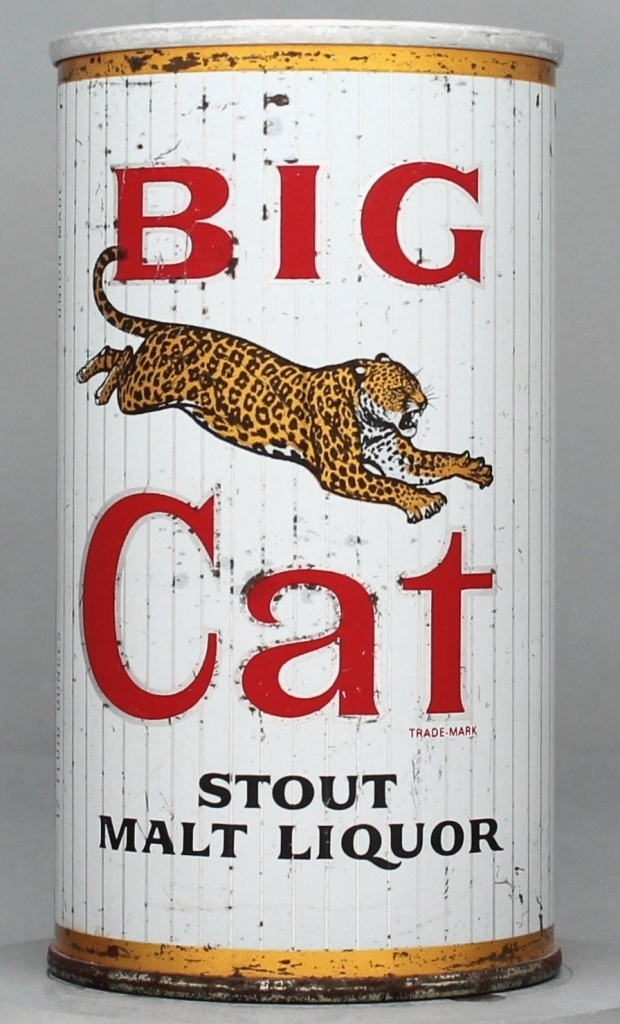 Big Cat Stout Malt Liquor 12 Oz Zip Top Can