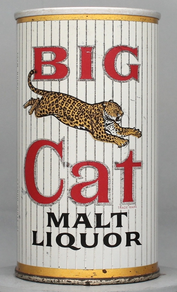 Big Cat Malt Liquor 12 Oz Zip/Tab Top Can