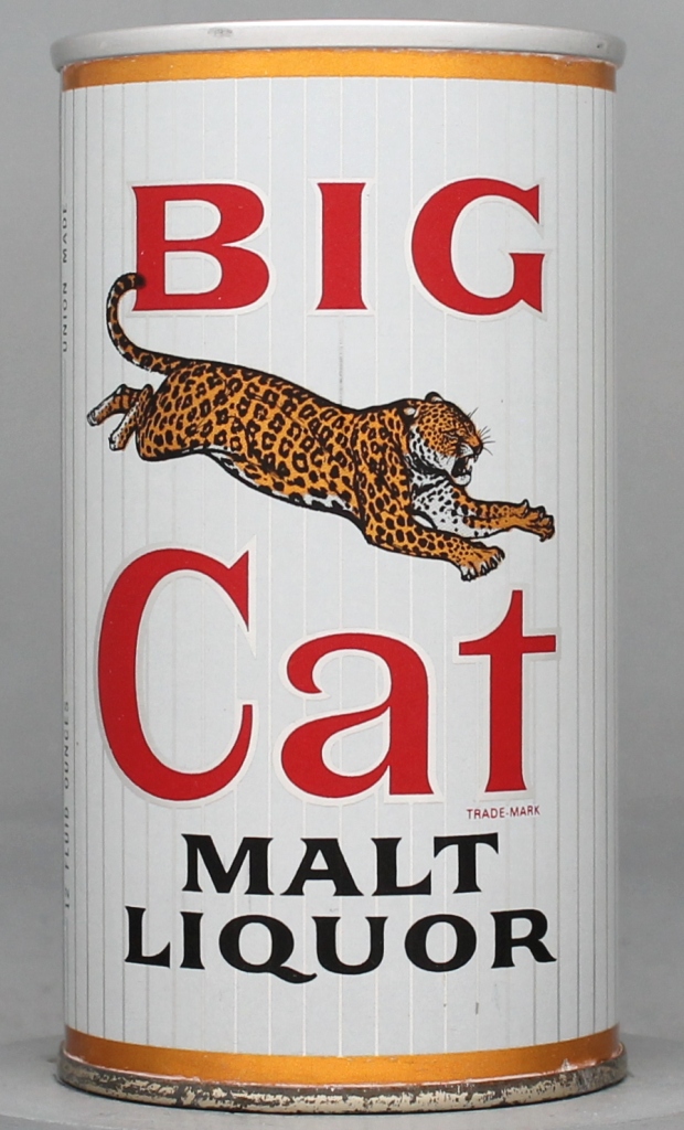 Big Cat Malt Liquor 12 Oz Zip/Tab Top Can