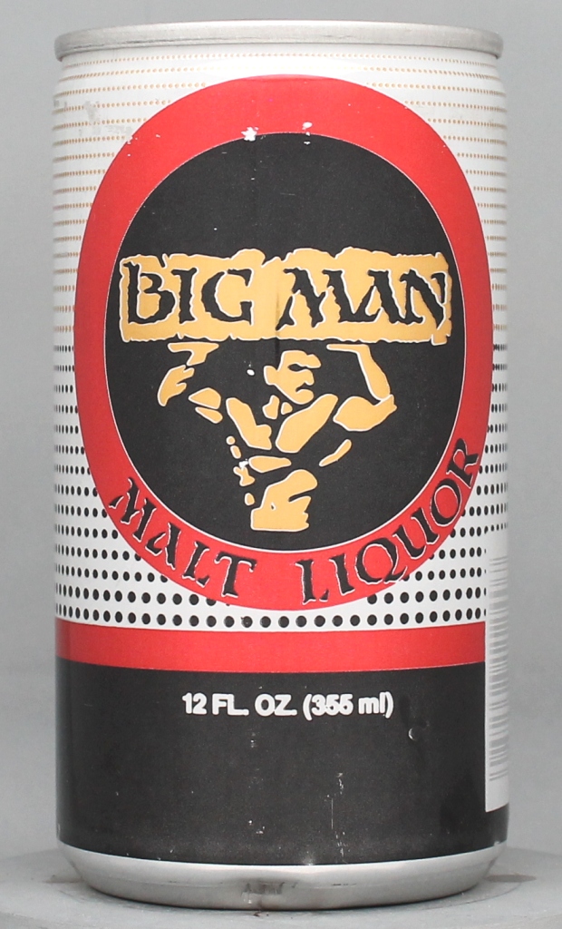 Big Man Malt Liquor 12 Oz Tab/Stay Top Can