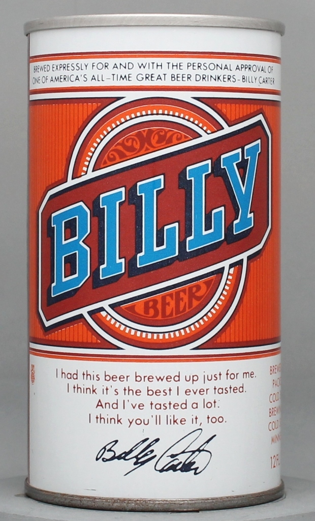 Billy Beer 12 Oz Tab Top Can