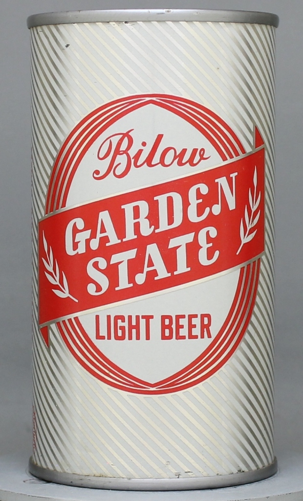 Bilow Garden State Light Beer 12 Oz Zip/Tab Top Can