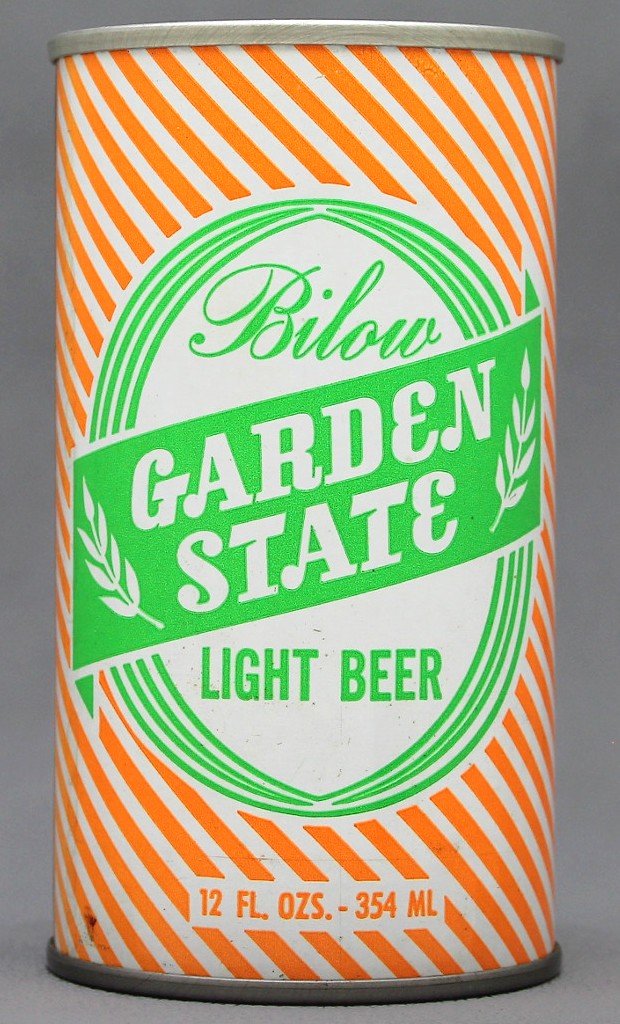 Bilow Garden State Light Beer 12 Oz Tab Top Can