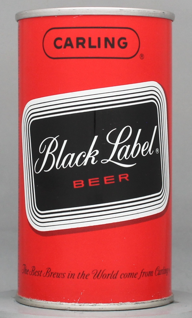 Black Label Beer 12 Oz Tab Top Can
