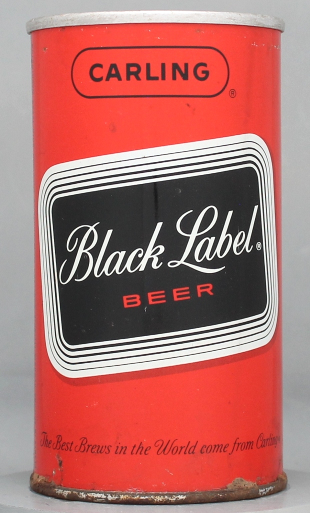 Black Label Beer 12 Oz Tab Top Can