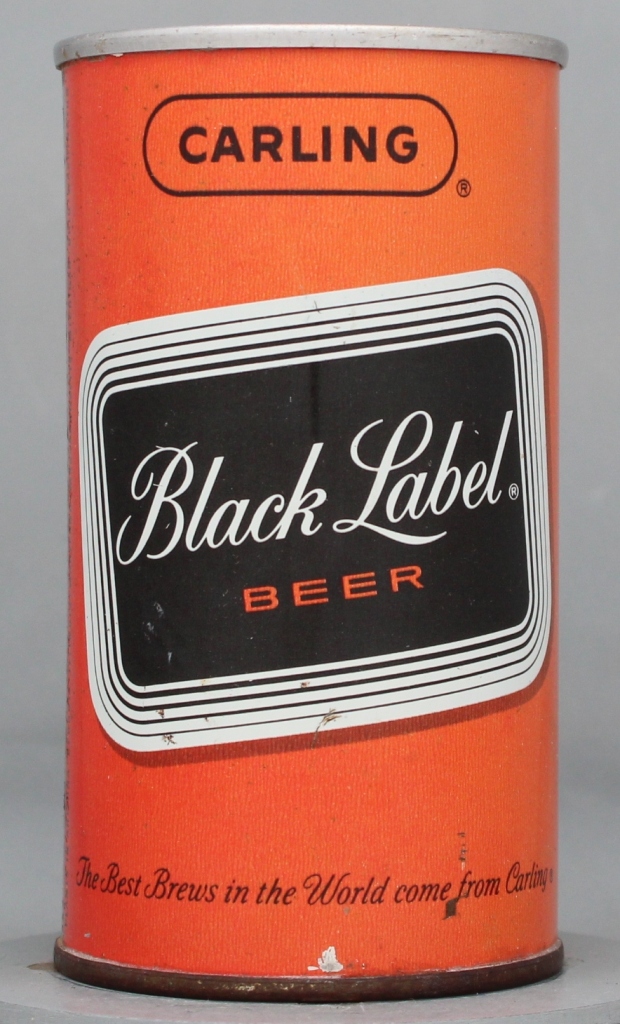 Black Label Beer 12 Oz Tab Top Can