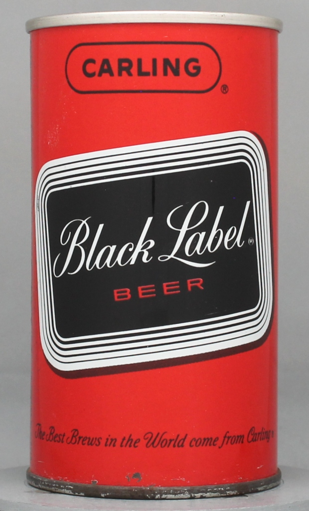 Black Label Beer 12 Oz Zip Top Can