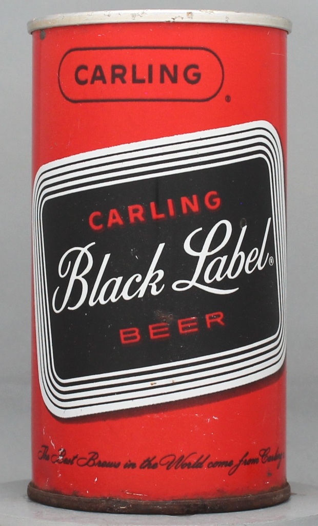 Black Label, Carling Beer 12 Oz Zip Top Can