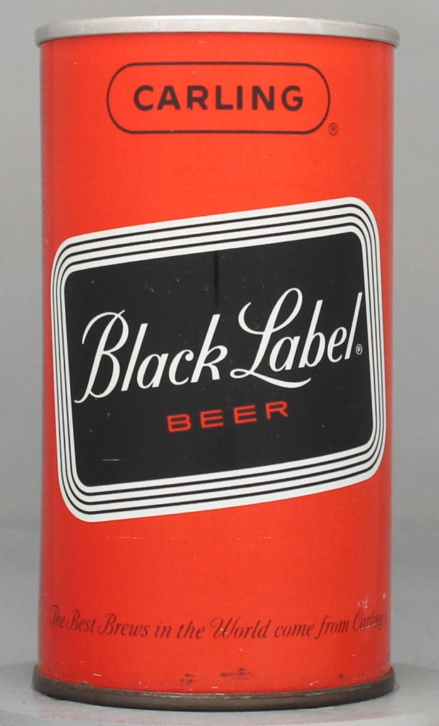 Black Label Beer 12 Oz Tab Top Can