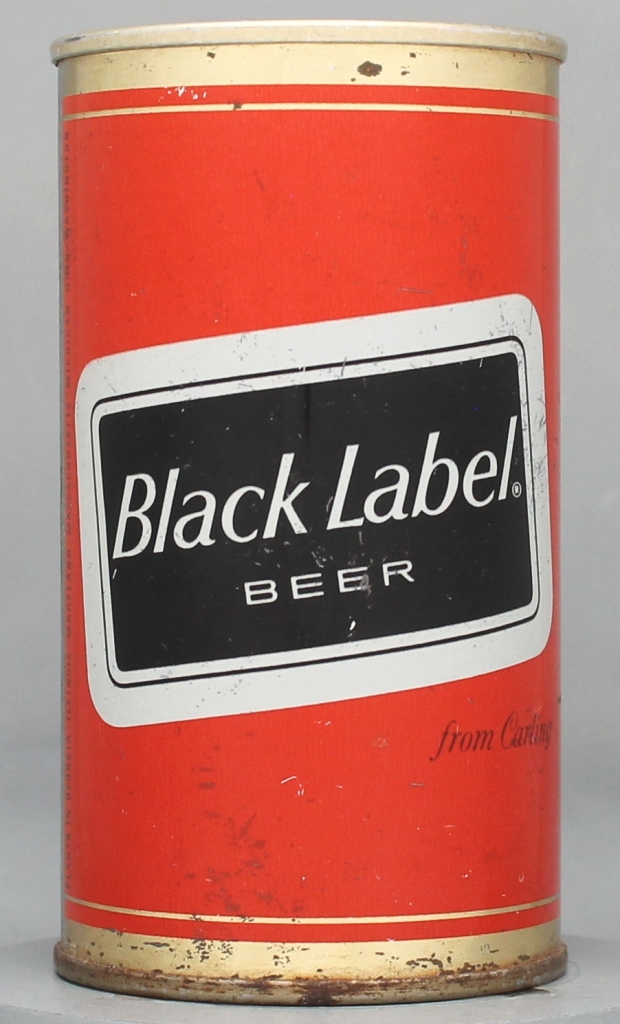 Black Label Beer 12 Oz Tab Top Can