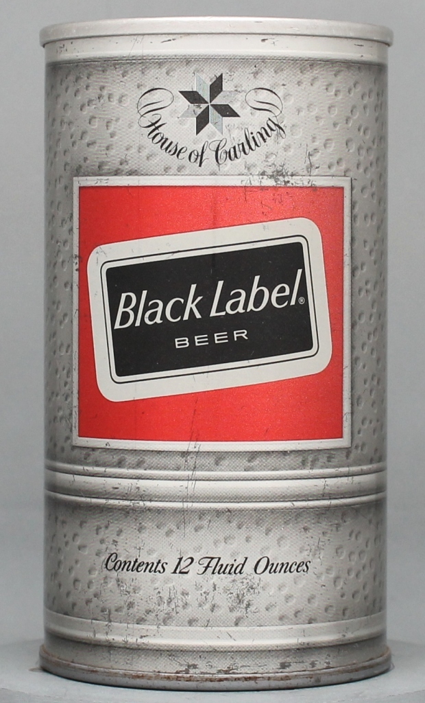 Black Label Beer 12 Oz Tab Top Can