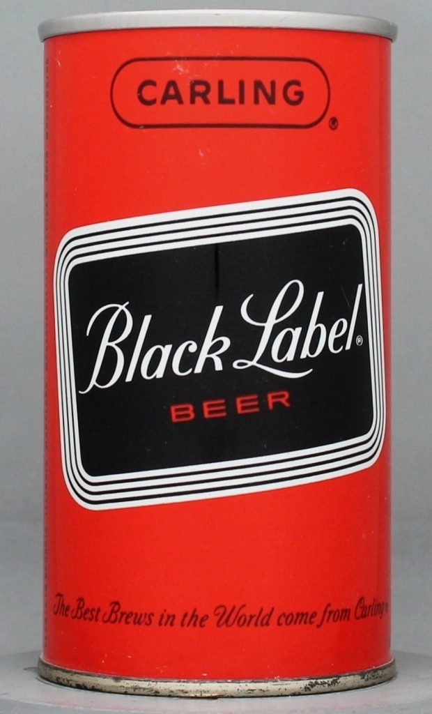 Black Label Beer 12 Oz Tab Top Can