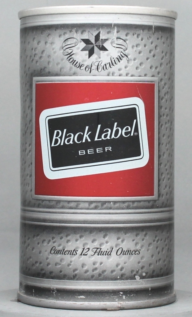 Black Label Beer 12 Oz Tab Top Can