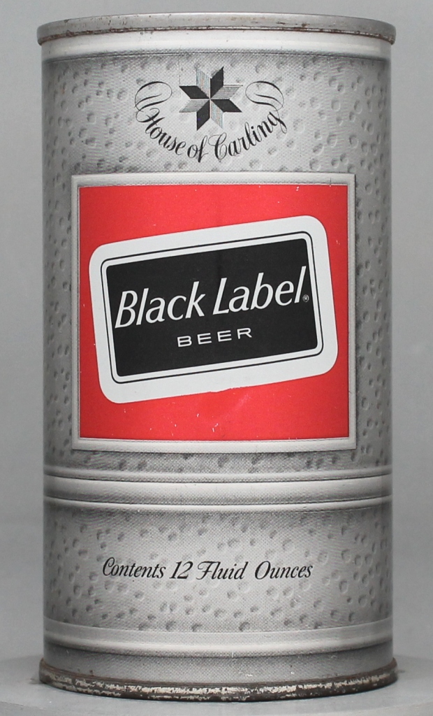 Black Label Beer 12 Oz Bank Can
