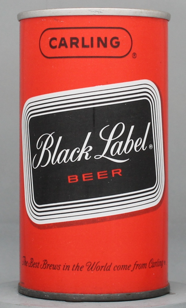 Black Label Beer 12 Oz Tab Top Can