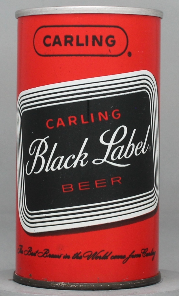 Black Label Beer 12 Oz Tab Top Can