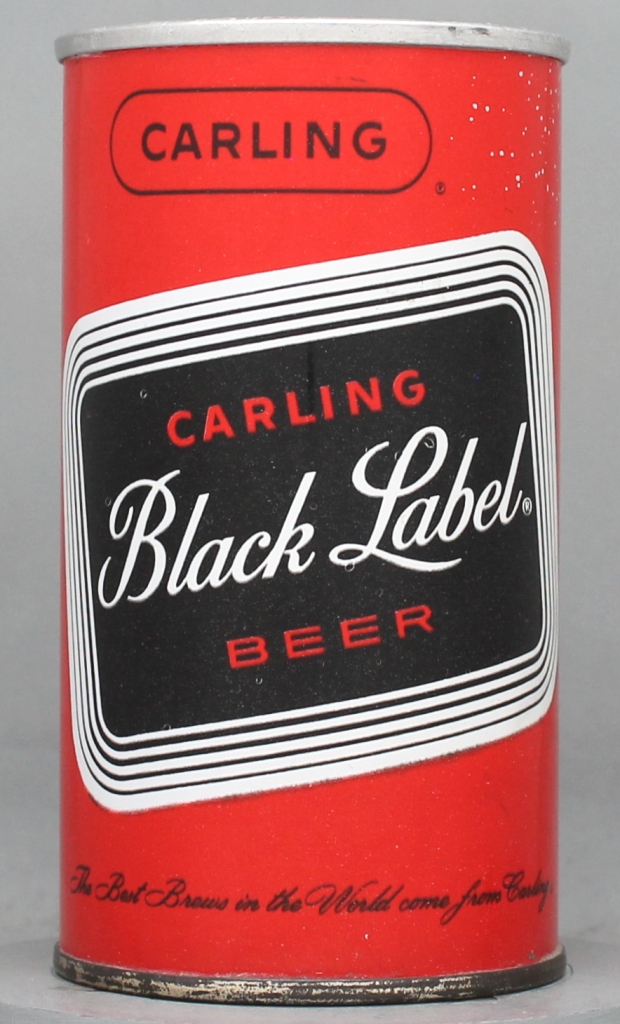 Black Label, Carling Beer 12 Oz Zip Top Can