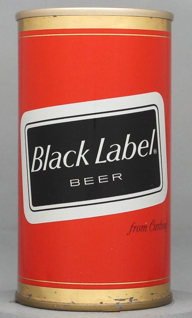Black Label Beer 12 Oz Tab Top Can