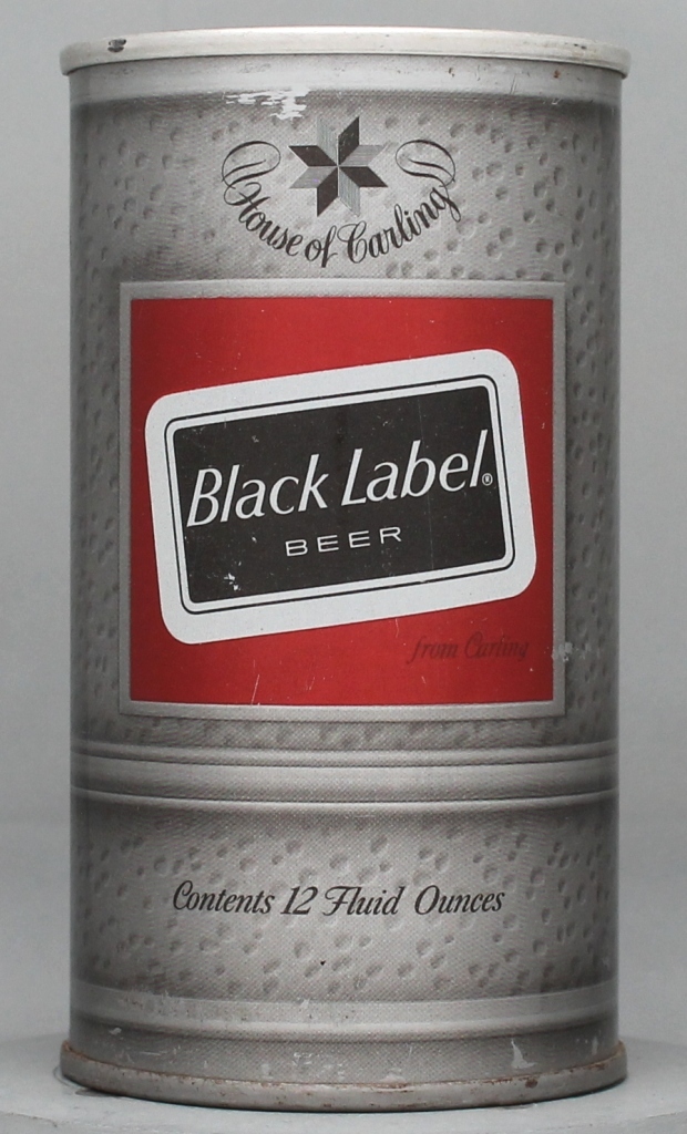 Black Label Beer 12 Oz Tab Top Can