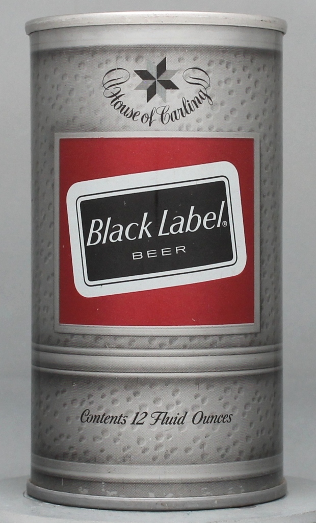 Black Label Beer 12 Oz Tab Top Can