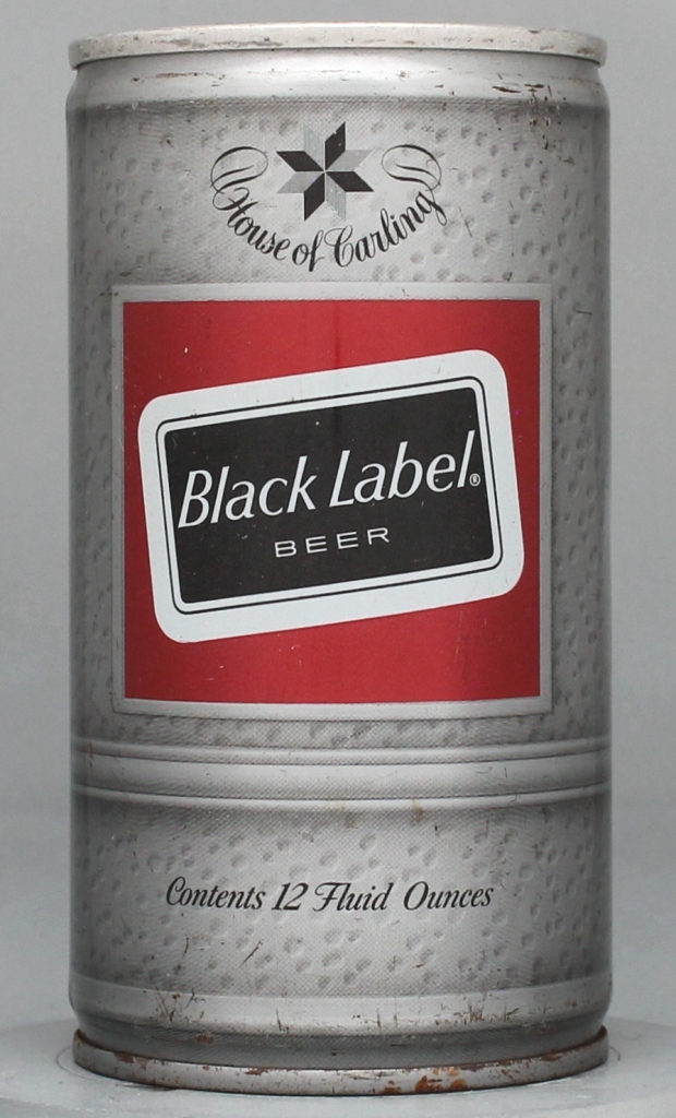 Black Label Beer 12 Oz Tab Top Can