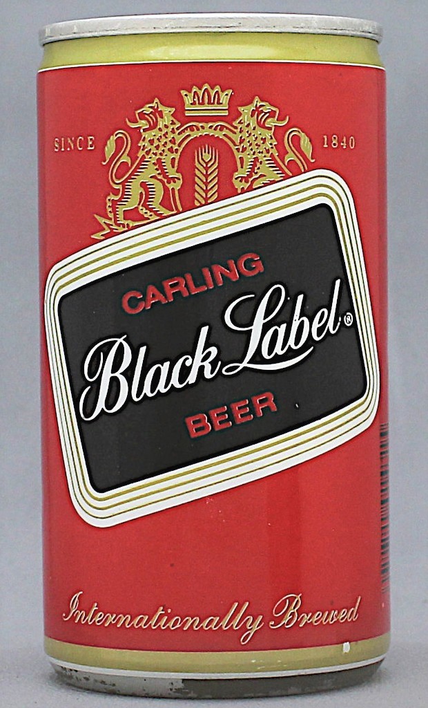 Black Label, Carling Beer 12 Oz Tab Top Can