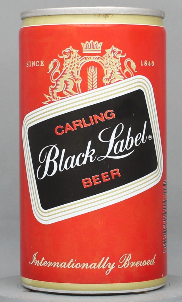 Black Label Beer 12 Oz Tab Top Can