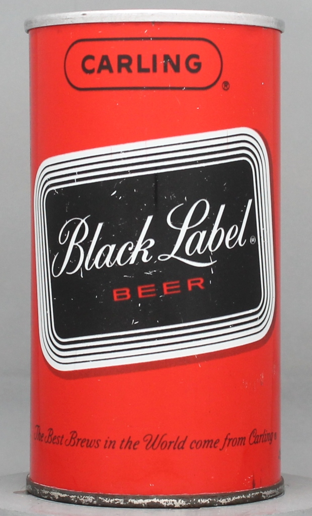 Black Label Beer 12 Oz Tab Top Can